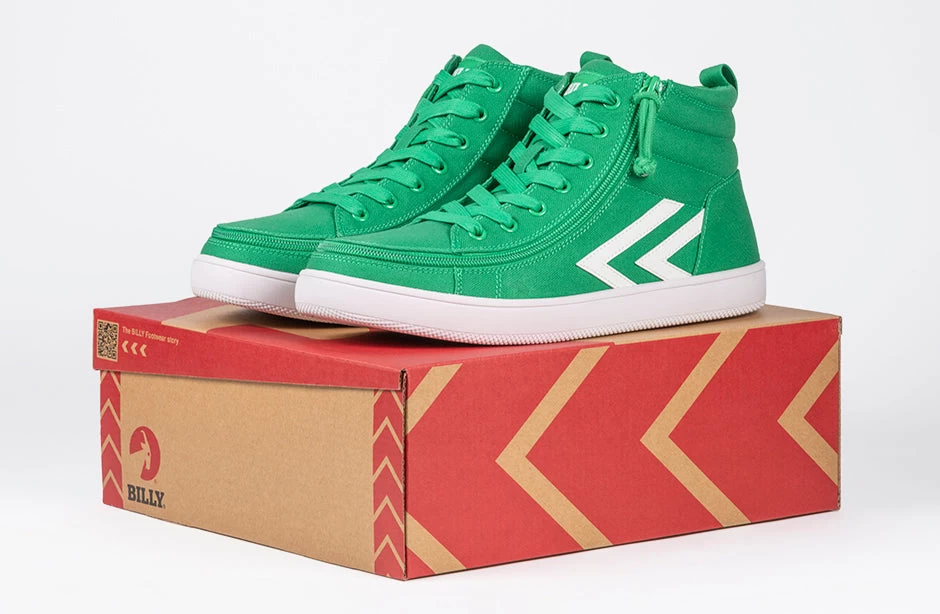Men's Green/White BILLY CS Sneaker High Tops 9 Men's Green/White BILLY CS Sneaker High Tops - Image 7