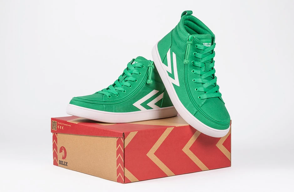 Men's Green/White BILLY CS Sneaker High Tops 11 Men's Green/White BILLY CS Sneaker High Tops - Image 9