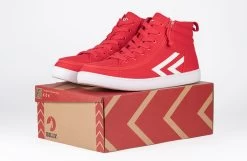 Men's Red/White BILLY CS Sneaker High Tops -Footwear Store bm23142 600 on box 1 940x614 52454346933 o