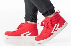 Men's Red/White BILLY CS Sneaker High Tops -Footwear Store bm23142 600 studio standing 1 940x614 52633738166 o