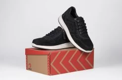 Men's Black Suede BILLY Comfort Joggers -Footwear Store bm23148 002 on box 3 940x614 52575111418 o