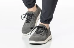 Men's Grey Suede BILLY Comfort Joggers -Footwear Store bm23148 030 studio standing 2 940x614 52634250243 o