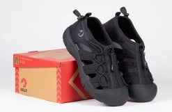 Women's Black To The Floor BILLY River Sandals -Footwear Store bw23150 001 on box 2 940x614 52489870265 o